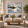 Ivory Relief Contemporary Landscape Painting — ART ALL IN AA-9011
