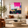 Vivid Current Color Abstract Painting — ART ALL IN AA-9016
