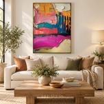 Organic Cascade 02 — Color Abstract Wall Art