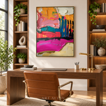 Organic Cascade 02 — Color Abstract Wall Art