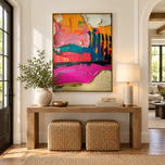 Organic Cascade 02 — Color Abstract Wall Art