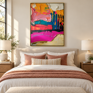 Organic Cascade 02 — Color Abstract Wall Art