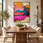 Organic Cascade 02 — Color Abstract Wall Art
