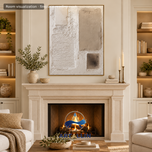 Cobalt Volume 03 — Textured Wabi-Sabi Wall Art