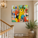 Colorful Menagerie — Whimsical Animal Crowd Art