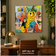 Colorful Menagerie — Whimsical Animal Crowd Art