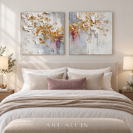 Coral Shore 03 — Textured Wabi-Sabi Wall Art