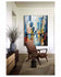 Chalk Nocturne — Color Abstract Wall Art