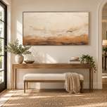Drifting Surface — Textured Wabi-Sabi Wall Art