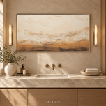 Drifting Surface — Textured Wabi-Sabi Wall Art