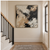Ink & Khaki Motion — Abstract Expressionist Impasto Painting