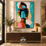 Kinetic Dialogue — Color Abstract Wall Art