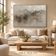 Veiled Matrix — Textured Wabi-Sabi Wall Art