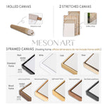 Sand Trace — Misty Green Mountain Landscape Wall Art
