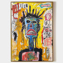 Airy Fragment — Urban Graffiti Face Wall Art