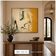 Golden Shore 02 — Warm Ochre Textured Wabi-Sabi Wall Art
