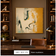 Golden Shore 02 — Warm Ochre Textured Wabi-Sabi Wall Art