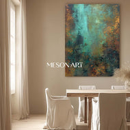 Crimson Dialogue — Color Abstract Wall Art