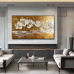 Golden Shore — Sculptural Textured Wall Art