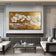 Golden Shore — Sculptural Textured Wall Art