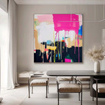 Vivid Current Color Abstract Painting — ART ALL IN AA-9016