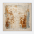 Alabaster Bloom 03 — Textured Wabi-Sabi Square Wall Art