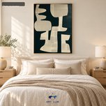 Pale Fragment — Textured Wabi-Sabi Wall Art