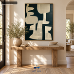 Pale Fragment — Textured Wabi-Sabi Wall Art