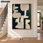 Pale Fragment — Textured Wabi-Sabi Wall Art