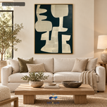 Pale Fragment — Textured Wabi-Sabi Wall Art