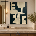 Pale Fragment — Textured Wabi-Sabi Wall Art