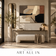 Quiet Geometry — Wabi-Sabi Geometric Abstract Wall Art
