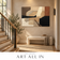 Quiet Geometry — Wabi-Sabi Geometric Abstract Wall Art
