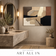Quiet Geometry — Wabi-Sabi Geometric Abstract Wall Art