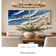 Radiant Matrix — Blue Coastal Set of 2 Wall Art