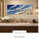 Radiant Matrix — Blue Coastal Set of 2 Wall Art