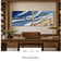 Radiant Matrix — Blue Coastal Set of 2 Wall Art