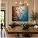 School of Motion — Orange & Blue Fish Impasto Art