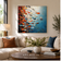 School of Motion — Orange & Blue Fish Impasto Art
