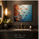 School of Motion — Orange & Blue Fish Impasto Art