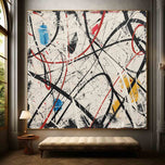 Veiled Valley Textured Abstract Painting — ART ALL IN AA-9009