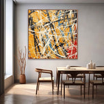 Coral Aura Textured Abstract Painting — ART ALL IN AA-9008