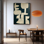 Pale Fragment — Textured Wabi-Sabi Wall Art