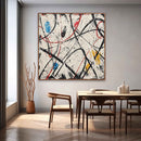 Veiled Valley Textured Abstract Painting — ART ALL IN AA-9009