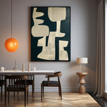 Pale Fragment — Textured Wabi-Sabi Wall Art