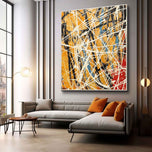 Coral Aura Textured Abstract Painting — ART ALL IN AA-9008