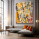 Coral Aura Textured Abstract Painting — ART ALL IN AA-9008