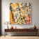 Coral Aura Textured Abstract Painting — ART ALL IN AA-9008