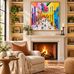 Colorful Passage — Color Abstract Wall Art