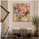 Spring Reverie — Pink & Green Floral Abstract Art
